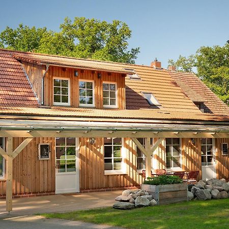 Eichengefluester Waldhuette Wagenfeld Buitenkant foto